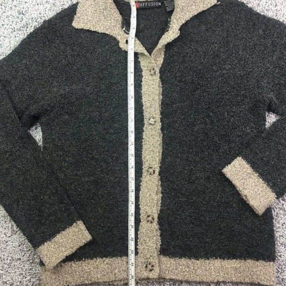 IB Diffusion Wool Cardigan sweater Womens Medium - Picture 4 of 7